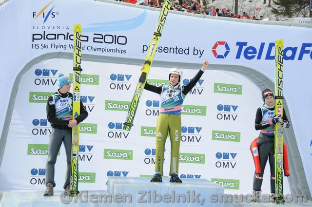 010 Gregor Schlierenzauer, Simon Ammann, Anders Jacobsen